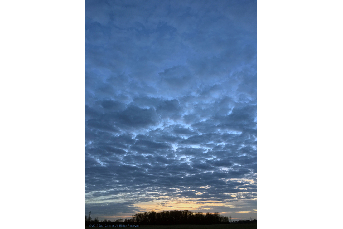 Blue Clouds Sunset